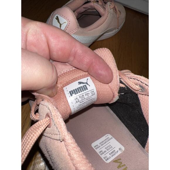 PUMA Suede Classic Trainers‎ Sneakers in Pink & White Low Top Size 7 - Picture 7 of 7